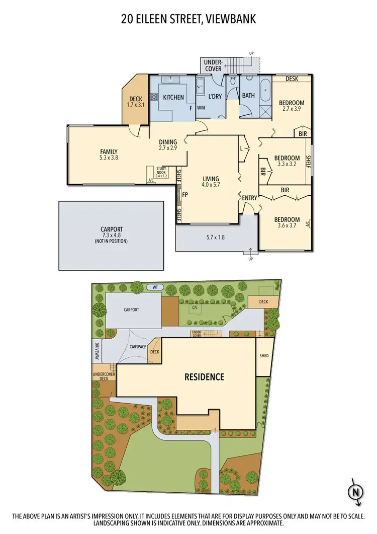 Floorplan of Homely house listing, 20 Eileen Street, Viewbank VIC 3084