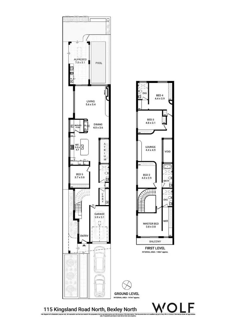 Floorplan of Homely house listing, 115 Kingsland Road, Bexley North NSW 2207