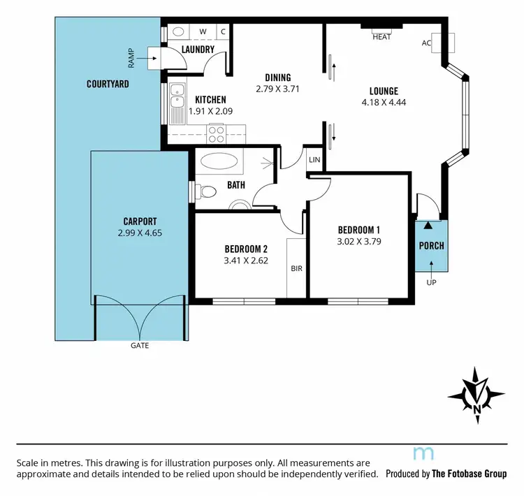 Floorplan of Homely unit listing, 1/20 Rochester Street, Leabrook SA 5068