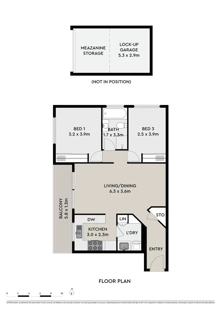 Floorplan of Homely apartment listing, 41/491-497 President Avenue, Sutherland NSW 2232