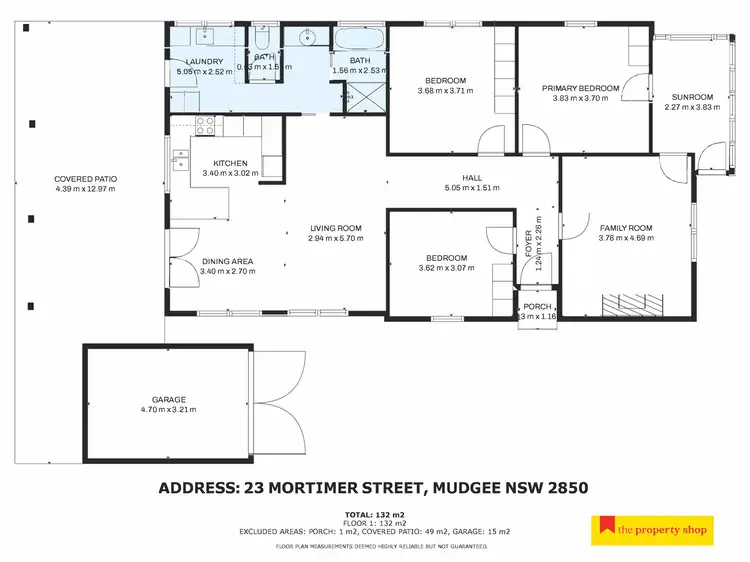 Floorplan of Homely house listing, 23 Mortimer Street, Mudgee NSW 2850