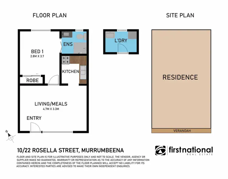Floorplan of Homely apartment listing, 10/22 Rosella Street, Murrumbeena VIC 3163
