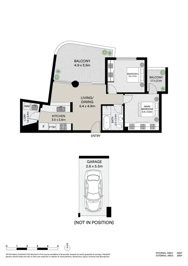 Floorplan of Homely apartment listing, 12/18-22 Gray Street, Sutherland NSW 2232
