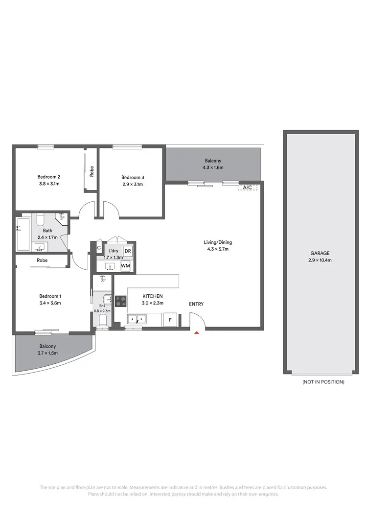 Floorplan of Homely apartment listing, 13/35 Cairds Avenue, Bankstown NSW 2200