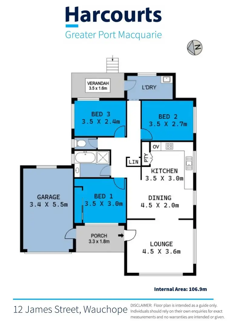 Floorplan of Homely house listing, 12 James Street, Wauchope NSW 2446