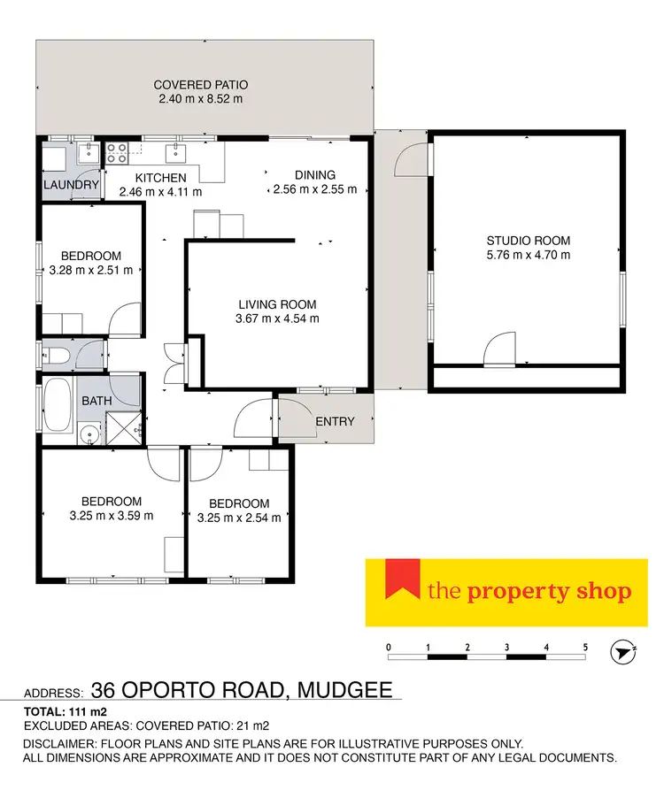 Floorplan of Homely house listing, 36 Oporto Road, Mudgee NSW 2850
