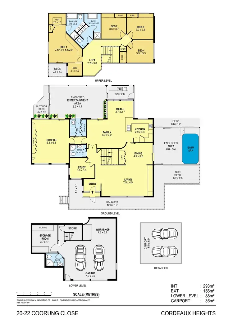 Floorplan of Homely house listing, 20-22 Coorung Close, Cordeaux Heights NSW 2526