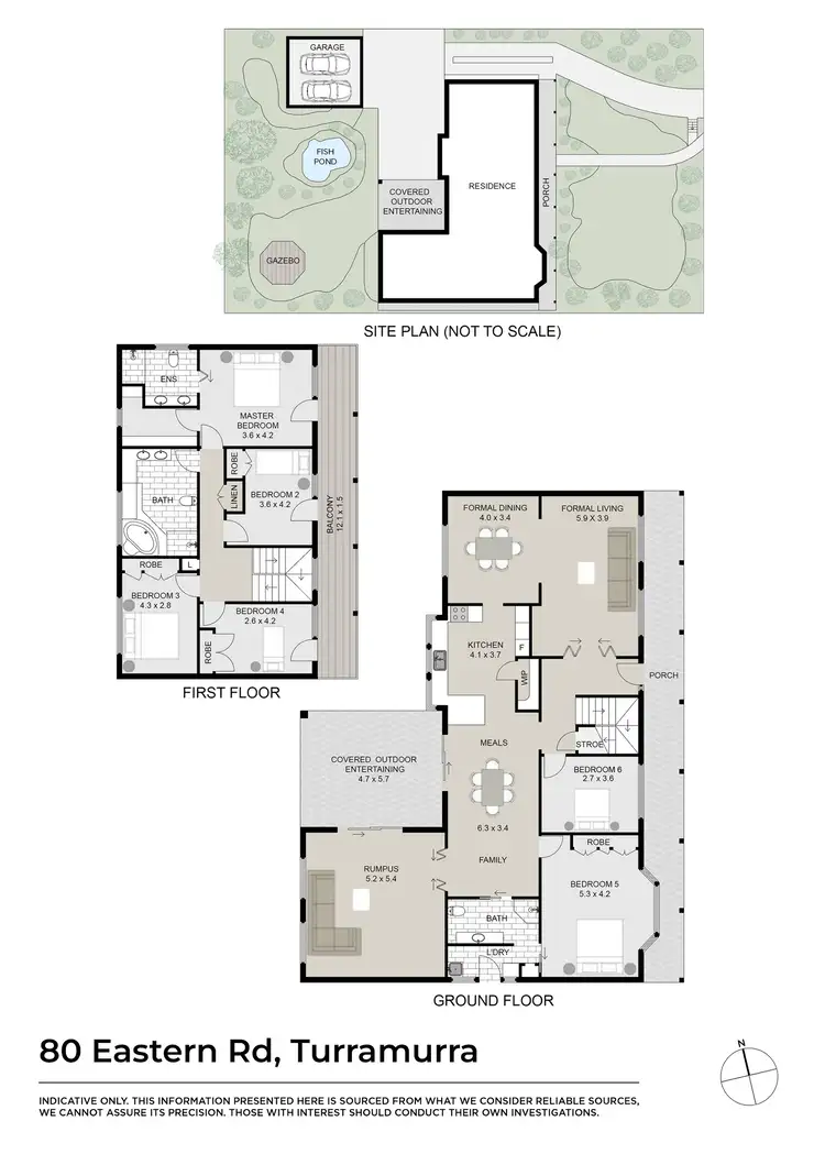 Floorplan of Homely house listing, 80 Eastern Road, Turramurra NSW 2074