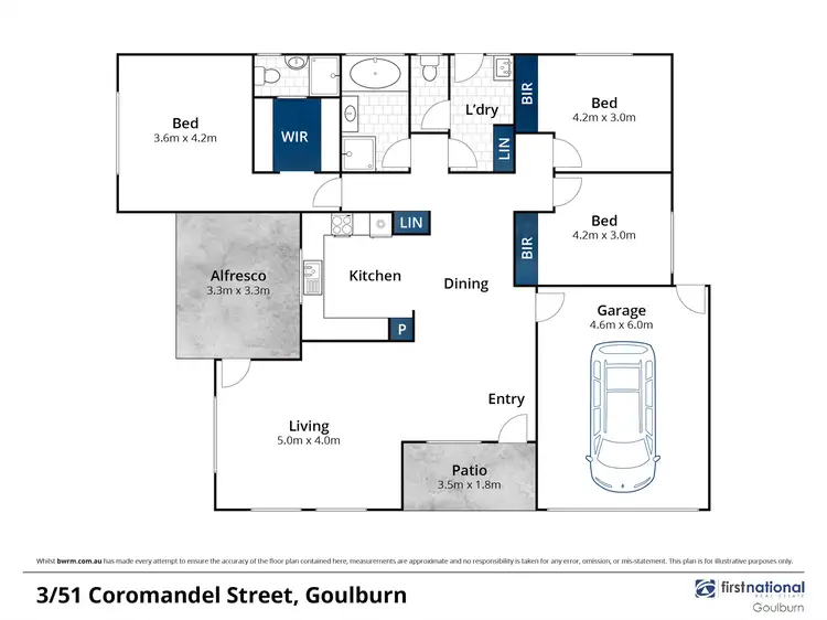 Floorplan of Homely house listing, 3/51 Coromandel Street, Goulburn NSW 2580