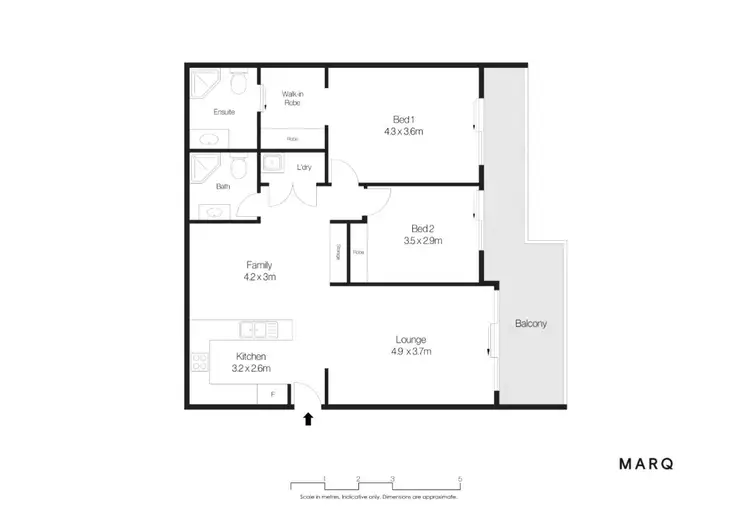 Floorplan of Homely apartment listing, 60C/21 Beissel Street, Belconnen ACT 2617