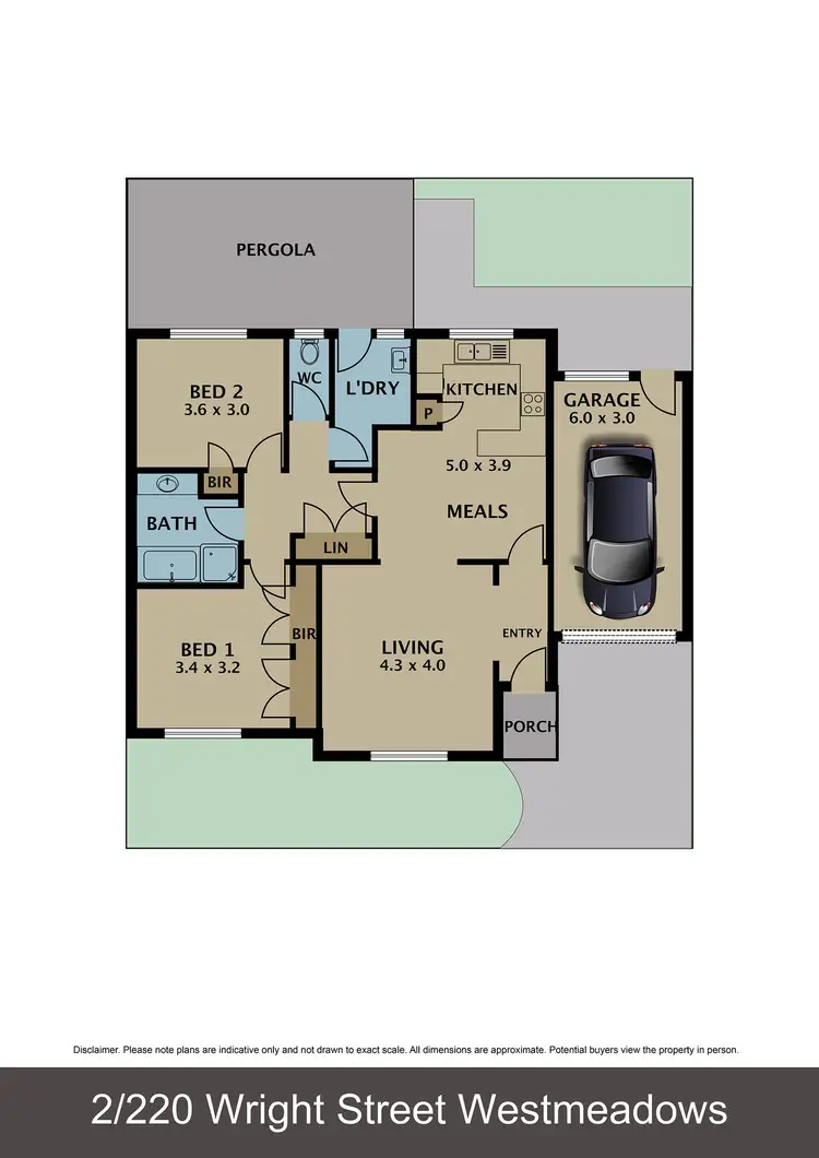 Floorplan of Homely apartment listing, 2/220-222 Wright Street, Westmeadows VIC 3049