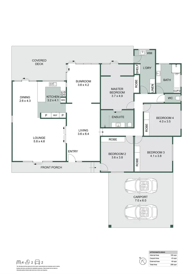 Floorplan of Homely house listing, 4 Fyne Court, Tewantin QLD 4565