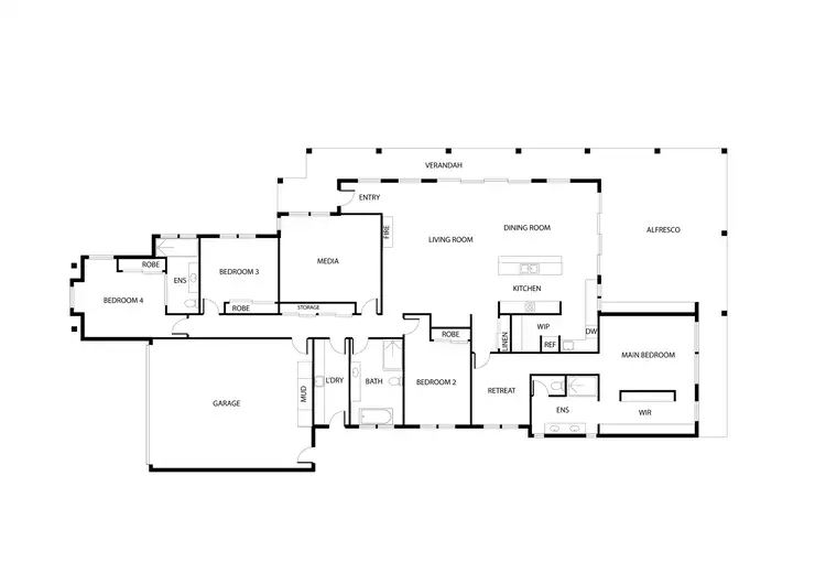 Floorplan of Homely house listing, 10 Wurth Drive, Mudgee NSW 2850