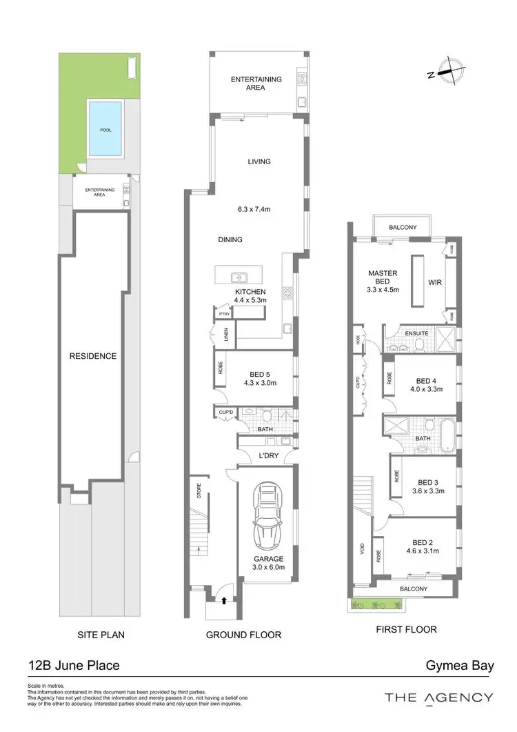 Floorplan of Homely semi-detached listing, 12B June Place, Gymea Bay NSW 2227