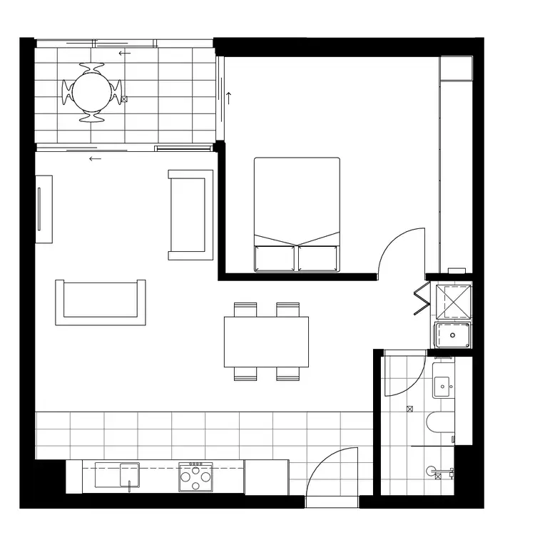 Floorplan of Homely apartment listing, 1312/150 Pacific Highway, North Sydney NSW 2060