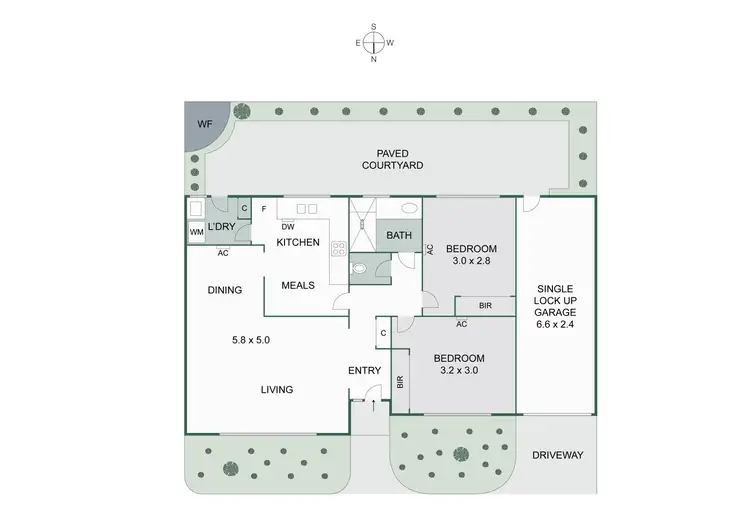 Floorplan of Homely unit listing, 8/5-7 Venice Street, Mentone VIC 3194