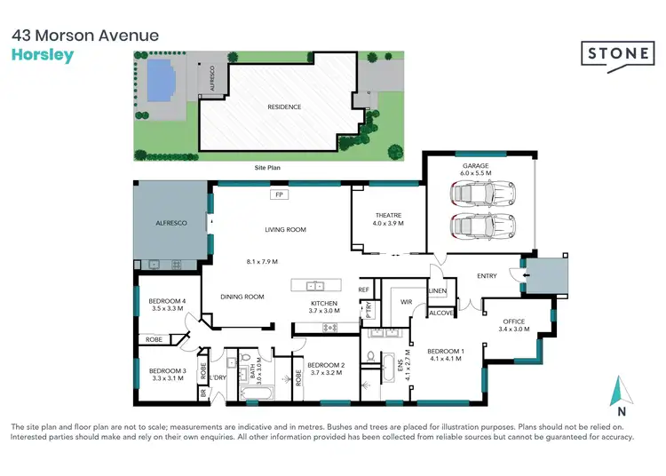 Floorplan of Homely house listing, 43 Morson Avenue, Horsley NSW 2530