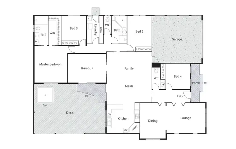 Floorplan of Homely house listing, 1 Ikara Close, Dunlop ACT 2615