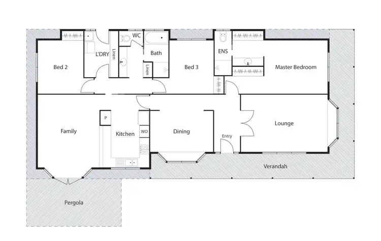 Floorplan of Homely house listing, 13 Crowder Circuit, Stirling ACT 2611