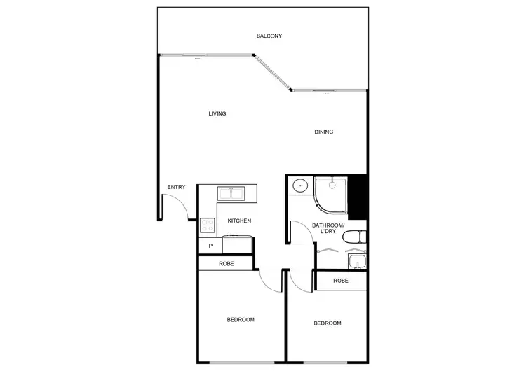 Floorplan of Homely apartment listing, 11A/17 Chandler Street, Belconnen ACT 2617