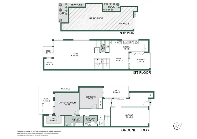 Floorplan of Homely townhouse listing, 2/62 Collins Street, Mentone VIC 3194
