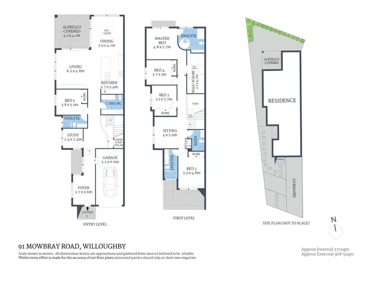 Floorplan of Homely house listing, 91a Mowbray Road, Willoughby NSW 2068