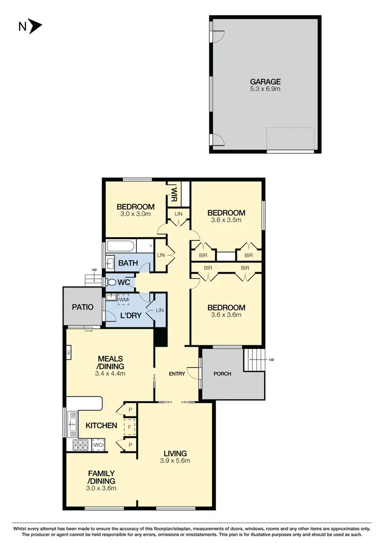 Floorplan of Homely house listing, 39 Hamilton Street, Deer Park VIC 3023