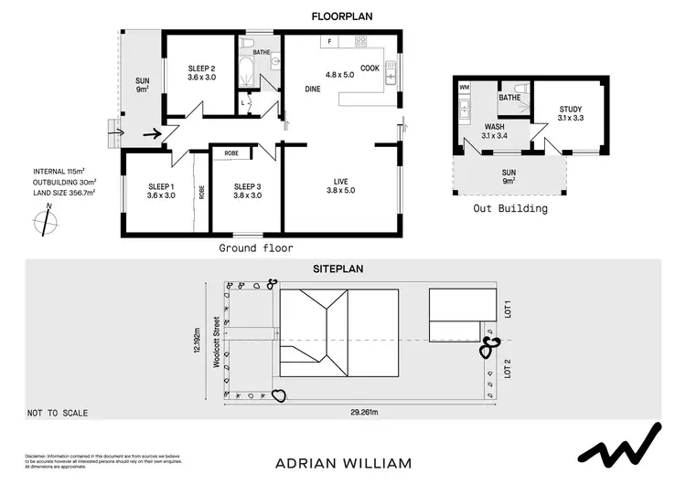 Floorplan of Homely house listing, 120 Woolcott Street, Earlwood NSW 2206