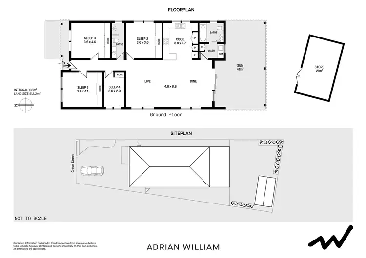 Floorplan of Homely house listing, 92 Crinan Street, Hurlstone Park NSW 2193