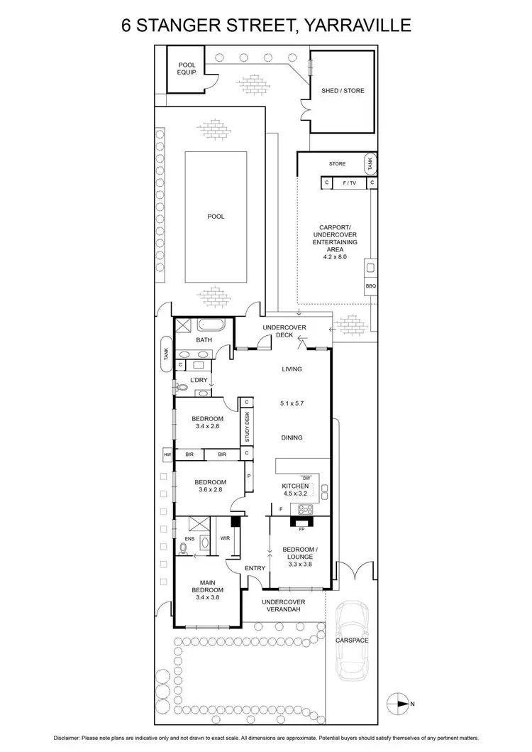 Floorplan of Homely house listing, 6 Stanger Street, Yarraville VIC 3013