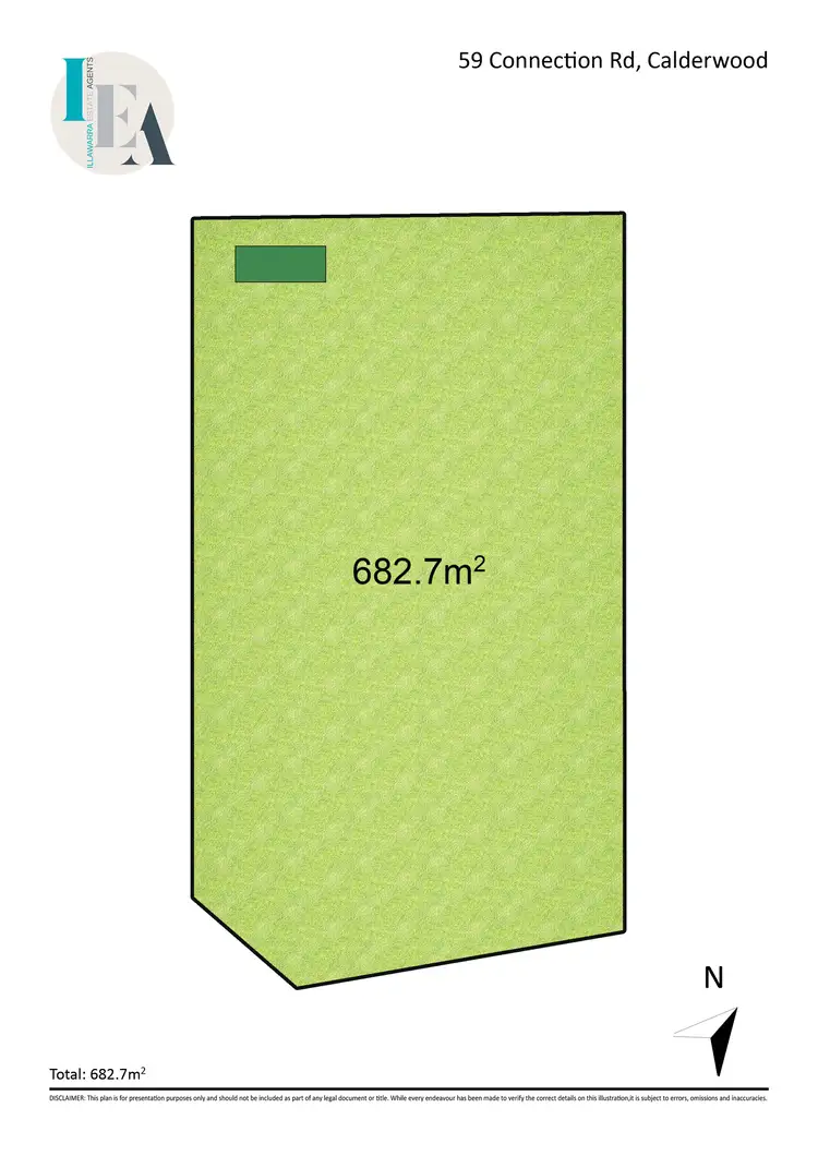 Floorplan of Homely land listing, 59 Connection Road, Calderwood NSW 2527