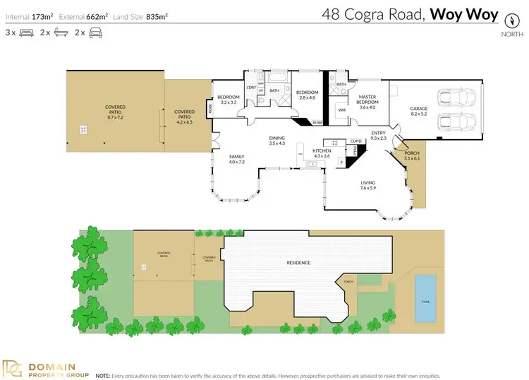 Floorplan of Homely house listing, 48 Cogra Road, Woy Woy NSW 2256