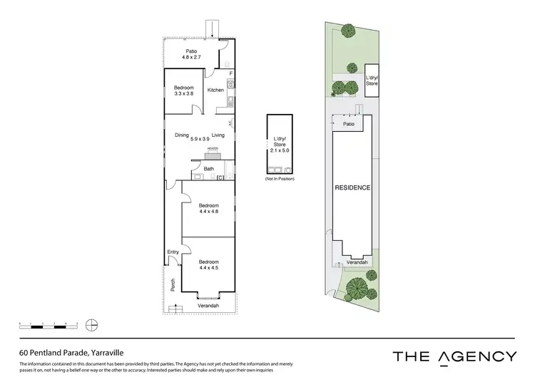 Floorplan of Homely house listing, 60 Pentland Parade, Yarraville VIC 3013