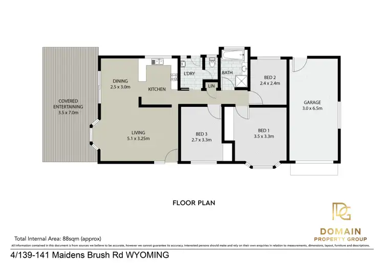 Floorplan of Homely villa listing, 4/139-141 Maidens Brush Road, Wyoming NSW 2250