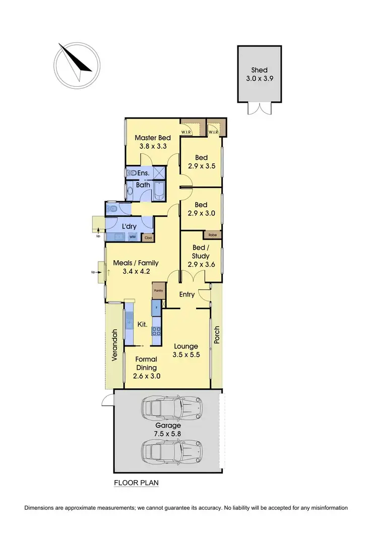 Floorplan of Homely house listing, 11 Pimpala Court, Wantirna VIC 3152