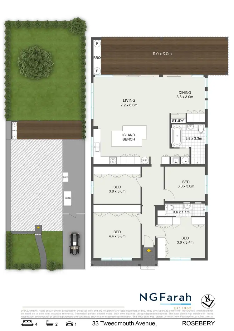 Floorplan of Homely house listing, 33 Tweedmouth Avenue, Rosebery NSW 2018