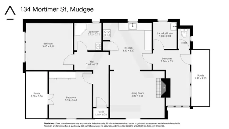 Floorplan of Homely house listing, 134 Mortimer Street, Mudgee NSW 2850