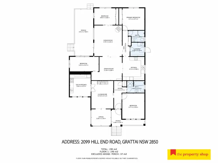 Floorplan of Homely rural property listing, 2099 Hill End Road, Mudgee NSW 2850