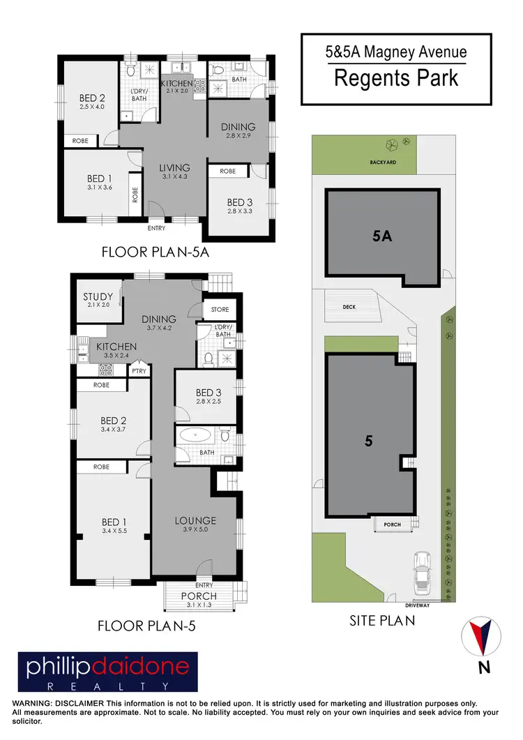 Floorplan of Homely house listing, 5 Magney Avenue, Regents Park NSW 2143