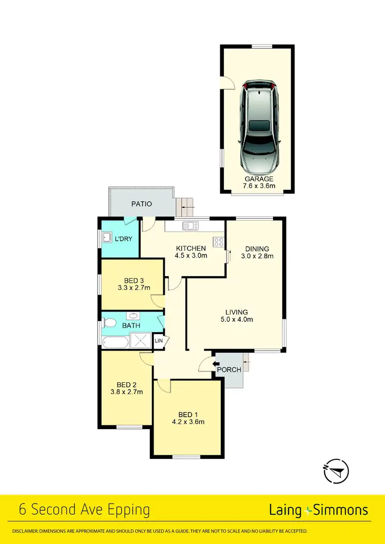 Floorplan of Homely house listing, 6 Second Avenue, Epping NSW 2121