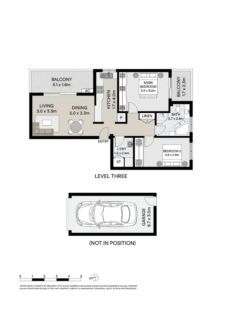 Floorplan of Homely unit listing, 21/14 Nerang Road, Cronulla NSW 2230