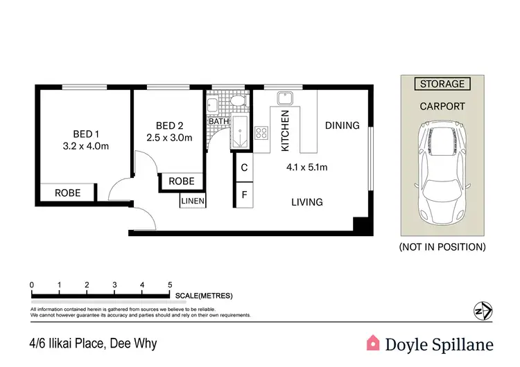 Floorplan of Homely apartment listing, 4/6 Ilikai Place, Dee Why NSW 2099
