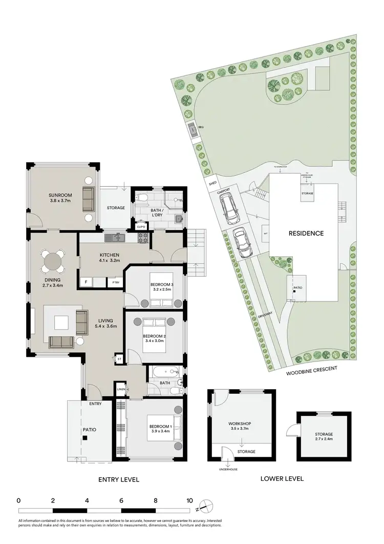 Floorplan of Homely house listing, 53 Woodbine Crescent, Ryde NSW 2112