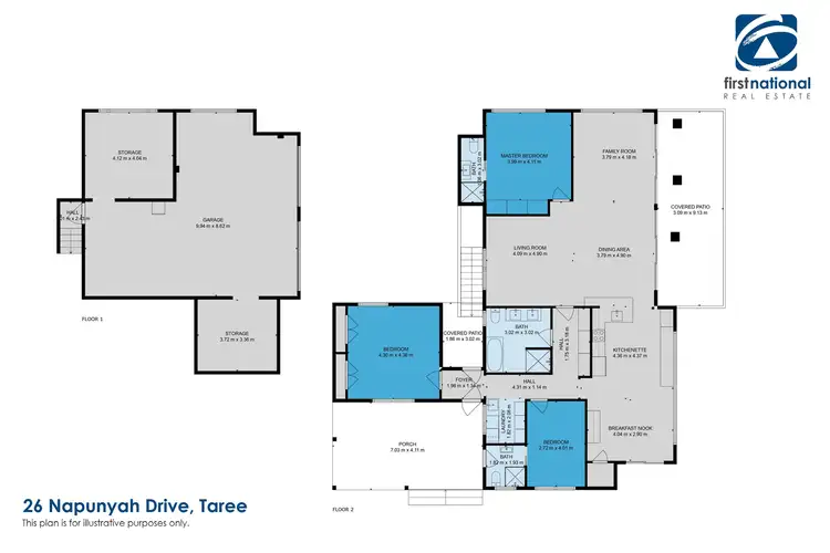 Floorplan of Homely house listing, 26 Napunyah Drive, Taree NSW 2430