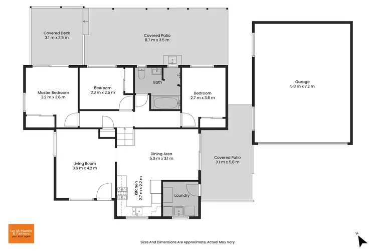 Floorplan of Homely house listing, 5 Clara Place, Queanbeyan NSW 2620