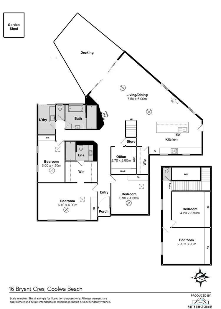 Floorplan of Homely house listing, 16 Bryant Crescent, Goolwa Beach SA 5214