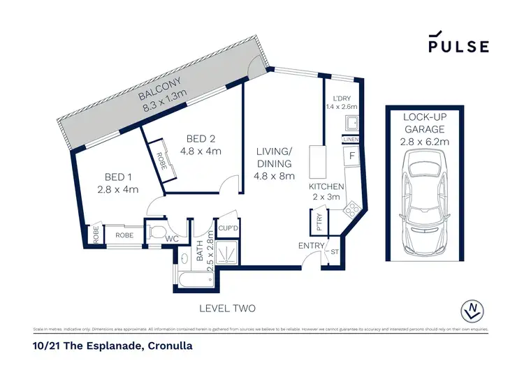 Floorplan of Homely apartment listing, 10/21-22 The Esplanade, Cronulla NSW 2230