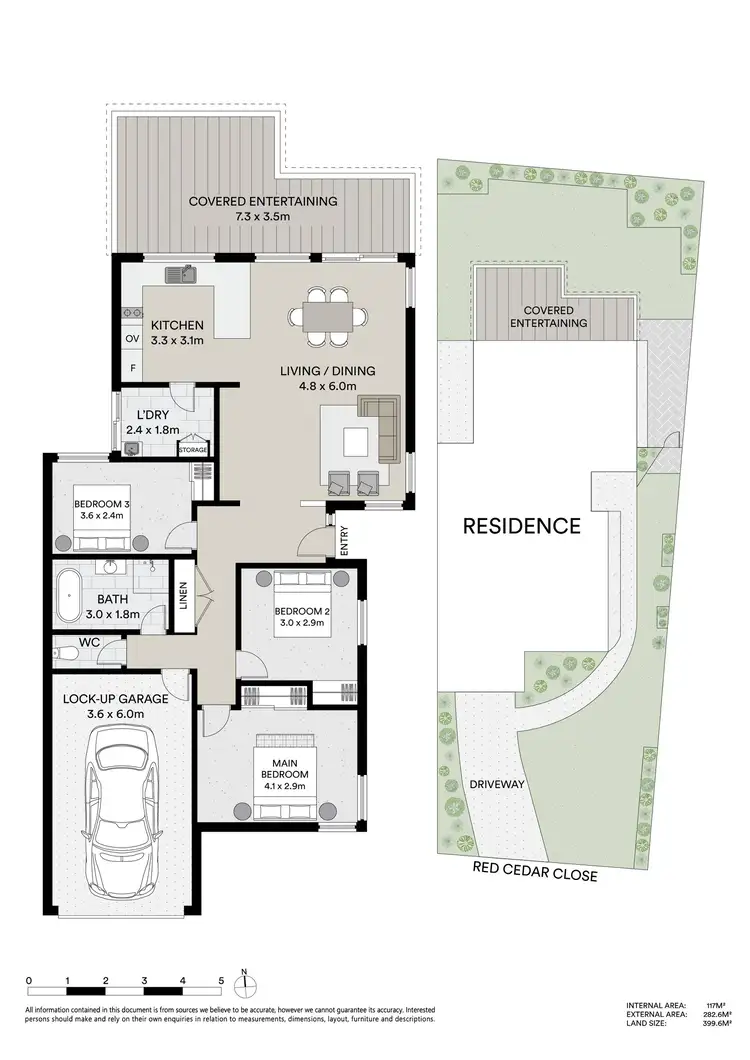 Floorplan of Homely house listing, 8 Red Cedar Close, Ourimbah NSW 2258