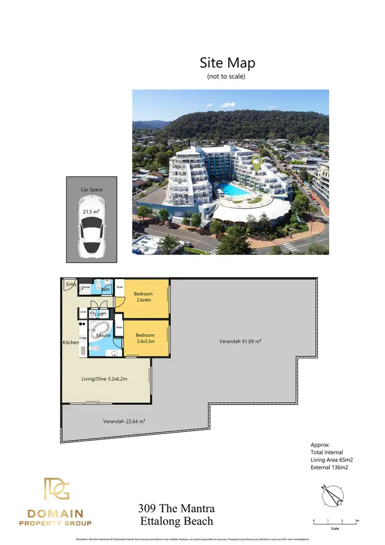 Floorplan of Homely apartment listing, 407/51-54 The Esplanade, Ettalong Beach NSW 2257