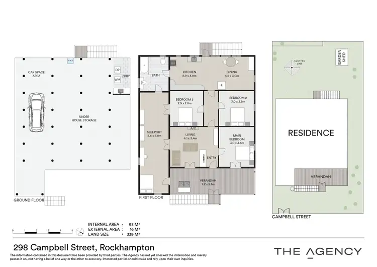 Floorplan of Homely house listing, 298 Campbell Street, Rockhampton City QLD 4700